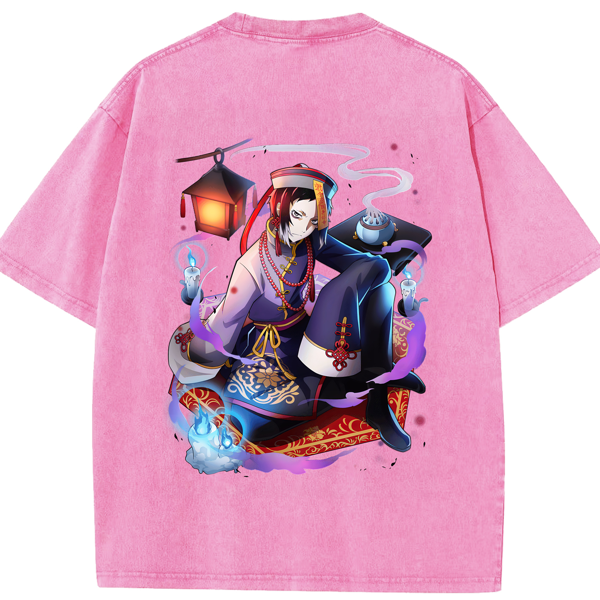 文豪ストレイドッグス Bungo Stray Dogs 綿100% ヴィンテージ風 半袖Tシャツ（背面プリント）